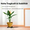 BigDean 16x Füßchen Untersetzer Spezial Anthrazit Produktbild-Vorschau 2