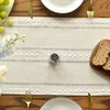 Artoid Mode Boho Creme Landhausstil Quasten Tischläufer, Produktbild-Vorschau 4