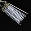 Meteor Lichter 240 LED 12 Lichterregen Lichterkette Stangen Kaltweiss  31 cm Produktbild-Vorschau