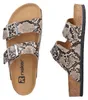 RIEKER Damen Pantolette beige Schlangenoptik Kunstleder Produktbild-Vorschau 20