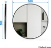 Wandspiegel D3 Serie,Rund Spiegel 50 cm,Badspiegel mit Produktbild-Vorschau 7
