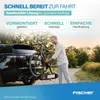 Fischer 126001 Portapacchi per 2 biciclette max 60 kg Anteprima dell’immagine prodotto 4