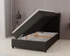 Boxspringbett, 120cm x 200cm, Grau, mit Bettkasten, Produktbild-Vorschau 5