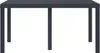 vidaXL Záhradný stôl antracit 150 x 100 x 73 cm polyratan Náhľad obrázku produktu 1