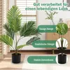 2er-Set künstlichen Pflanzen mit Topf, 90/140 CM künstliche Produktbild-Vorschau 3