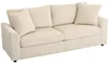 HOMCOM 3-Sitzer-Sofa, Couch mit Armlehnen, Zierkissen, Produktbild-Vorschau 1