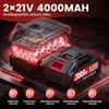 Akku-Kettensäge 12 Zoll,2x4000mAh Akku, Bürstenloser Motor, Produktbild-Vorschau 4
