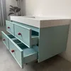Lavabo in Vetroceramica, set di mobili da bagno, 100x55 cm, Anteprima dell’immagine prodotto 12