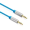 Sentivus Premium Audio Klinken Kabel - 2,00m - blau - 3.5mm Produktbild-Vorschau 4
