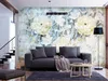 Vlies Fototapete Blumen 400x280 cm Tapeten Wandtapete XXL Produktbild-Vorschau 1