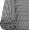 A rolled-up fence made of gray slats. Náhľad obrázku produktu