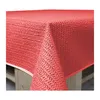 Garten Tischdecke Outdoor PVC rechteckig 130x160 cm Rot Produktbild-Vorschau 3