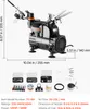 VEVOR Set aerografo 1/6 PS con compressore d'aria, 3 Anteprima dell’immagine prodotto 7
