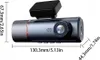Kamera Samochodowa 3w1 HD 4K Przód Tył i Wnętrze GPS Wi-Fi Podgląd zdjęcia produktu 13