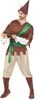 A man wearing a forest hunter costume. Produktbild-Vorschau