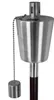 Edelstahl Fackel mit Holzstab 110cm Produktbild-Vorschau 2
