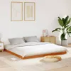 Rám postele voskově hnědý 200 x 200 cm masivní borovice Náhled obrázku produktu 3