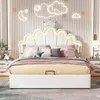 A child's bedroom with a white bed and decorative elements. Náhled obrázku produktu
