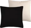 STOF | Sofakissen - Dekokissen - DUO - 50x50 cm - Schwarz & Produktbild-Vorschau 1