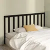 vidaXL Kopfteil Schwarz 206x4x100 cm Massivholz Kiefer - Produktbild-Vorschau 3