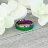 57 (18.1) Ring Regenbogen Bunt aus Edelstahl Uni Produktbild-Vorschau 2