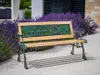 Bank MINI JUMANJI, Garten, Metall/Holz, klein, 82 x 39 x 50 Produktbild-Vorschau 2