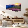 Bild auf Leinwand - Leinwandbild - Wiese Berge Landschaft - Produktbild-Vorschau 7