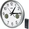 Wanduhr ZP31 30 cm LCD mit kabellosem Quarzsensor METEO Produktbild-Vorschau 3