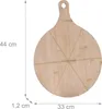 4 x Pizzaborden, bamboe, Ø 33 cm, serveerplank voor pizza, Productafbeelding-voorbeeld 4