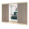 Schwebetürenschrank FARA 3-türig Schrank 200 cm Produktbild-Vorschau 2