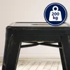 CLP Hocker Armin aus Metall bis 200 kg belastbar stapelbar Produktbild-Vorschau 5