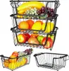 Vilde Obstkorb Obst-Etagere Loft-Korb aus Metall für Obst Produktbild-Vorschau 1