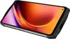 A black smartphone with a colorful screen is shown from a diagonal angle. Podgląd zdjęcia produktu