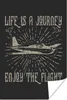 MuchoWow® Poster Vintage - Flugzeug - Schwarz 60x90 cm - Produktbild-Vorschau 1