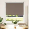 vidaXL Verdunkelungsrollo Kaffeebraun 90x150cm Stoffbreite Produktbild-Vorschau 2
