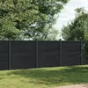 vidaXL Zaunelement Grau 526x186 cm WPC Podgląd zdjęcia produktu 7