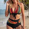Bikini Set Damen M 38 - Cup B/C - High Waist Badehose - Produktbild-Vorschau 4
