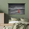 MuchoWow® Wandteppich Wandbehang Schwarz-Weiß-Foto einer Produktbild-Vorschau 4