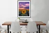 MuchoWow® Gerahmtes Poster Blumen - Himmel - Lila - Produktbild-Vorschau 3