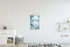 MuchoWow® Textilposter Schnee - Blumen - Winter - Zweige Produktbild-Vorschau 2