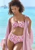 LASCANA Bügel-Bandeau-Bikini-Top Jasmin rot-flieder Größe Produktbild-Vorschau 2