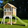 AXI Spielhaus Sarah mit Sandkasten & hellgrüner Rutsche | Produktbild-Vorschau 3