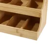 bambusowy organizer na torebki herbaty z 9 przegrodami Podgląd zdjęcia produktu 6