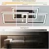 ZMH LED Deckenleuchte Schwarz Deckenlampe lampe Dimmbar mit Produktbild-Vorschau 2