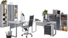 Büromöbel-Set TABOR PRO 5 in lichtgrau / anthrazit Produktbild-Vorschau 2