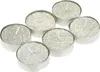 Set di candele con glitter argento Anteprima dell’immagine prodotto 1