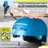 L blau DUNLOP SPORTS Fahrradhelm Kinder Skaterhelm Produktbild-Vorschau 5
