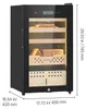 Vevor JC-70, Schwarz, 5 Schublade(n), 15 - 22 °C, 450 mm, Produktbild-Vorschau 8