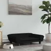 vidaXL Hundebett Schwarz 70x48x22 cm Samt Produktbild-Vorschau 2