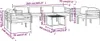 vidaXL 9-tlg. Garten-Lounge-Set mit Kissen Aluminium Produktbild-Vorschau 8